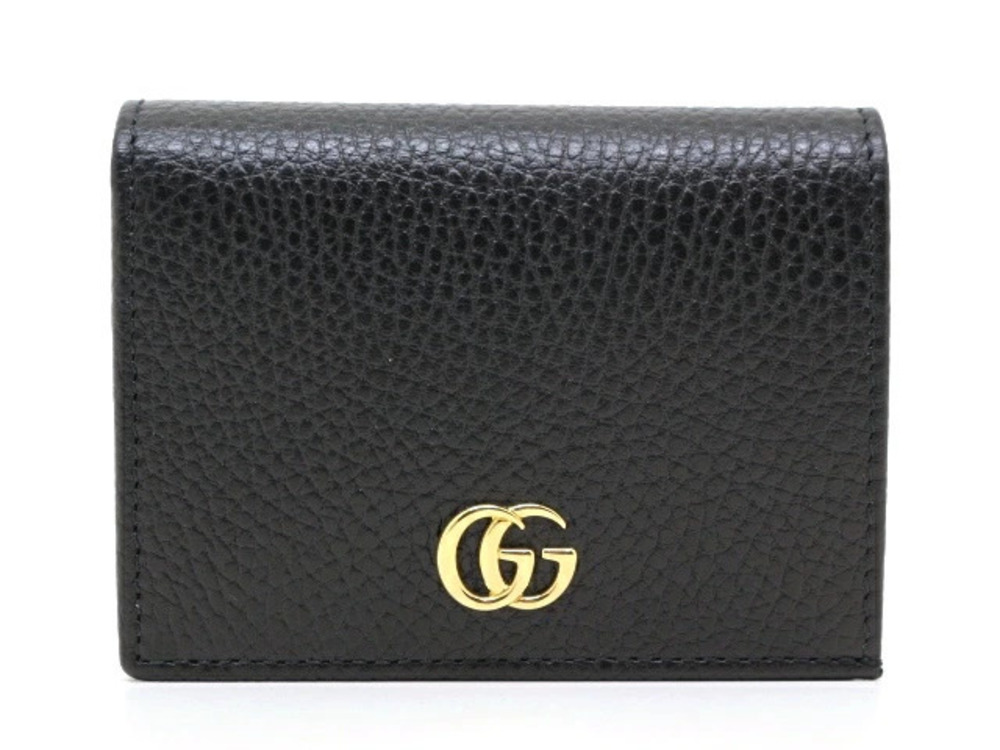 Gucci Marmont Bi fold Wallet Black Leather